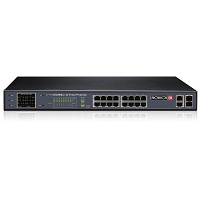 [PoES-16300CL+2G+2SFP] Provision ISR - POES-16300CL+2G+2SFP - Switch 16+2+2 puertos - Puertos Downlink: 16x100Mbps Ports - Puertos Uplink: 2 x 1Gbps port or 2 SFP (Combo) - 300 watt (Promedio:18.75w Max: 30W por canal) •Fuente de alimentacio?n Interna - Cumple con el standard IEEE802.3af/at PoE •Distancia, Hasta 100 mts - Proteccio?n contra cortocircuitos - COLOR LCD Monitor para estatus -Modo CCTV: Hasta 250 m a 10Mbps - Funcio?n Vlan: no permite la comunicacio?n entre los puertos downlink - Brazo de montaje en Rack 