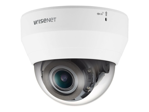 [QND-6082R] Hanwha Techwin WiseNet Q QND-6082R - Cámara de vigilancia de red - cúpula - color (Día y noche) - 2 MP - 1920 x 1080 - 1080p - motorizado - audio - compuesto - LAN 10/100 - MJPEG, H.264, H.265 - CC 12 V / PoE