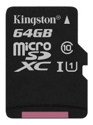 [SDCS2/64GBCI] Kingston - Flash memory card - microSDHC UHS-I Memory Card - 64 GB - Bulk/card/Jewel case