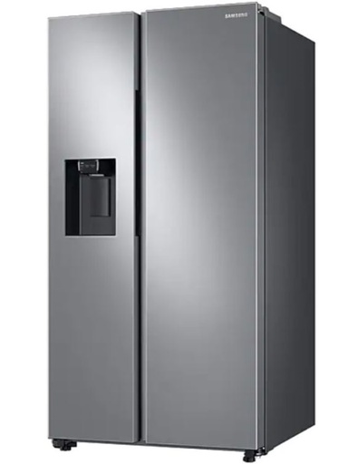 [RS27T5200S9AP] Samsung - Refrigerator side by side - RS27T5200S9AP - 27 pies - Gran capacidad (SpaceMax)  - Diseño Elegante - Tecnología Digital Inverter - Con dispensador de agua y hielo  - Silver - Filtro de agua interno - Junta a prueba de Mohos