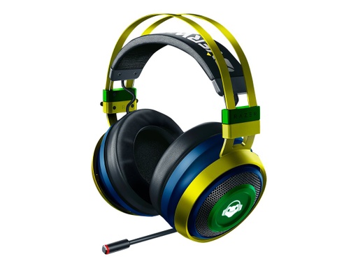 [RZ04-02670200-R3M1] Razer Nari Ultimate - Overwatch Lúcio Edition - auricular - tamaño completo - 2,4 GHz - inalámbrico - conector de 3,5 mm