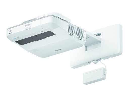 [V11H728022] Epson BrightLink 696Ui Interactivo - Proyector 3LCD - 3800 lúmenes (blanco) - 3800 lúmenes (color) - WUXGA (1920 x 1200) - 16:10 - 1080p - objetivo fijo para distancias ultracortas - LAN - con 2 años de Epson Road Service Program - Epson Brighter Futures Education Program