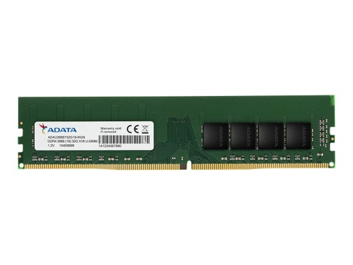 [AD4U2666716G19-RGN] ADATA Premier Series - DDR4 - módulo - 16 GB - DIMM de 288 espigas - 2666 MHz / PC4-21300 - CL19 - 1.2 V - sin búfer - no ECC
