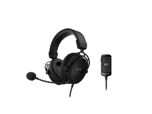 [HX-HSCAS-BK/WW] HyperX Cloud Alpha S - Auricular - tamaño completo - cableado - conector de 3,5 mm - negro