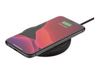 [WIA001ttBK] Belkin - Base de carga inalámbrica + adaptador de corriente CA - 10 vatios - negro