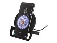 [WIB001ttBK] Belkin - Base de carga inalámbrica + adaptador de corriente CA - 10 vatios - negro