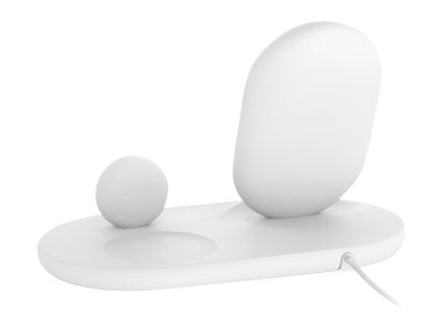 [WIZ001ttWH] Belkin 3-in-1 - Base de carga inalámbrica - 75 vatios - blanco