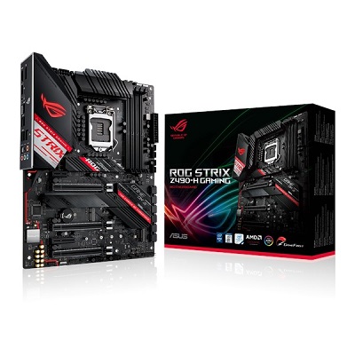 [ROGSTRIXZ490-HGAMING] ASUS - ROG STRIX Z490-H GAMING - Motherboard - ATX - LGA1200 Socket - Intel Z490 - para Core i3 / para Core i5 / para Core i7 / para Celeron / para Pentium - Intel HD Graphics