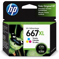 [3YM80AL] HP - 667XL - Ink cartridge - Tricolor - 3YM80AL