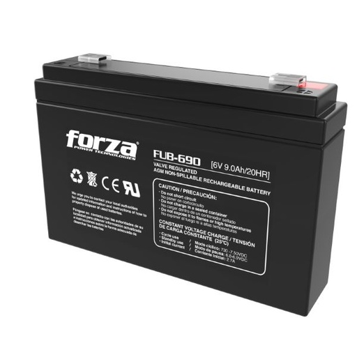 [FUB-690] Forza FUB-690 - Battery - DC 6V - 9 Ah - Slim for 1U UPS