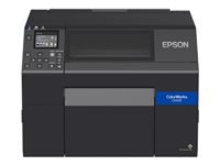 [C31CH77101] Epson ColorWorks CW-C6500A - Impresora de etiquetas - color - chorro de tinta - Rollo (21,59 cm) - 1200 x 1200 ppp - hasta 85 mm/segundo (monocromo) / hasta 85 mm/segundo (color) - USB 2.0, LAN, host USB 2.0 - cortador automático