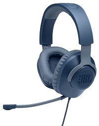 [JBLQUANTUM100BLUAM] JBL - Quantum 100 - Headset - Para Computer - Wired - Azul