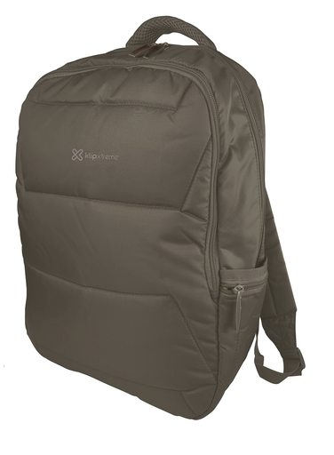 [KNB-426GR] Klip Xtreme - Notebook carrying backpack - 15.6" - 1200D Nylon - Gray - Two Compartments