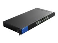 [LGS124] Linksys Business LGS124 - Conmutador - sin gestionar - 24 x 10/100/1000 - montaje en rack - ca 100/230 V