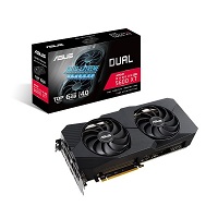 [DUAL-RX5600XT-T6G-EVO] ASUS DUAL-RX5600XT-T6G-EVO - Tarjeta gráfica - Radeon RX 5600 XT - 6 GB GDDR6 - PCIe 4.0 x16 - HDMI, 3 x DisplayPort