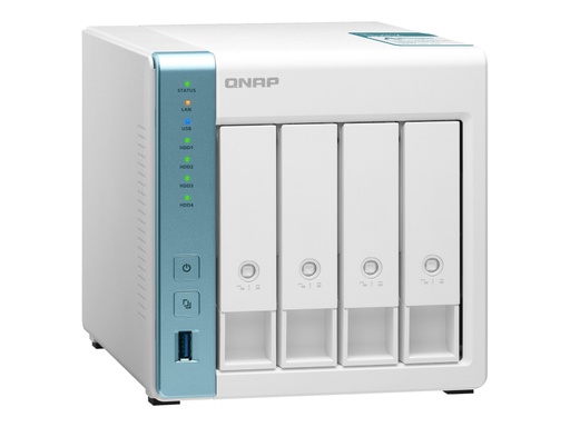 [TS-431K-US] QNAP TS-431K - Servidor NAS - 4 compartimentos - SATA 6Gb/s - RAM 1 GB - Gigabit Ethernet