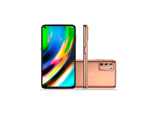 [PAKL0018SV] Motorola G9 Plus - Smartphone - Android - 128 GB - Copper Rose - Touch - XT2087-1 Dual SIM
