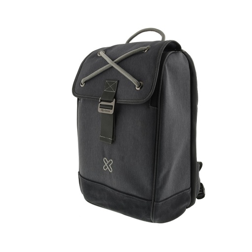 [KNB-581GR] Klip Xtreme - Notebook carrying backpack - 1680D polyester - Business gray - 14.1in Slim laptops