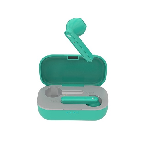 [KTE-005GN] Klip Xtreme - KTE-005GN - Earphones - Para Home audio / Para Portable electronics / Para Tablet / Para Cellular phone - Wireless - TWS Green 12hr