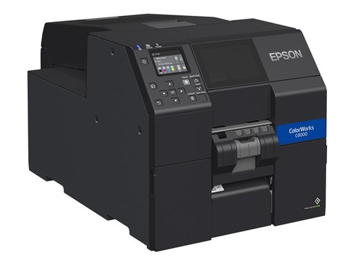 [C31CH76101] Epson ColorWorks CW-C6000A - Impresora de etiquetas - color - chorro de tinta - Rollo (11,2 cm) - 1200 x 1200 ppp - hasta 119 mm/segundo (monocromo) / hasta 119 mm/segundo (color) - USB 2.0, LAN, host USB 2.0 - cortador automático