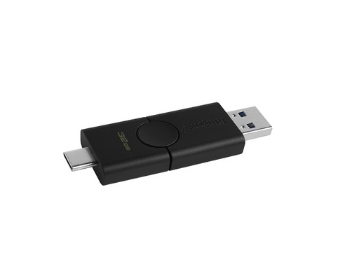 [DTDE/32GB] Kingston DataTraveler Duo - Unidad flash USB - 32 GB - USB 3.2 Gen 1 / USB-C