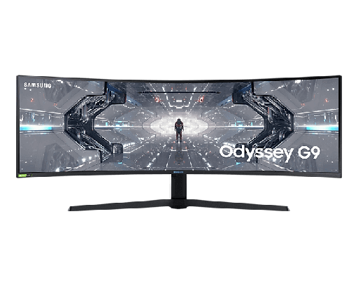 [LC49G95TSSLXZP] Samsung - LED-backlit LCD monitor - Curved Screen - 49" - 5120 x 1440 - HDMI - Odessey 1000R