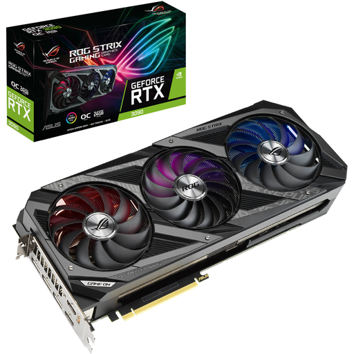 [ROG-STRIX-RTX3090-O24G-GAMING] ASUS - ROG-STRIX-RTX3090-O24G-GAMING - PCI Express 4.0 - NVIDIA GeForce RTX 3090 - 24 GB - GDDR6X SDRAM