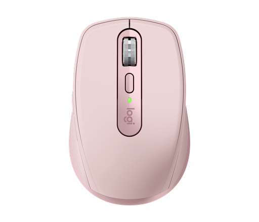 [910-005986] Logitech MX Anywhere 3 - Ratón - laser - 6 botones - inalámbrico - Bluetooth, 2.4 GHz - receptor inalámbrico USB - rosa