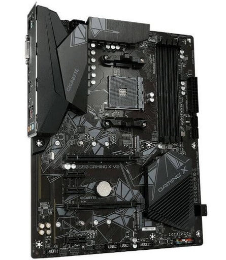 [B550GAMINGXV2] Gigabyte B550 GAMING X V2 - 1.0 - placa base - ATX - Socket AM4 - AMD B550 - USB-C Gen1, USB 3.2 Gen 1, USB 3.2 Gen 2 - Gigabit LAN - Tarjeta gráfica (CPU necesaria) - HD Audio (8-canales)