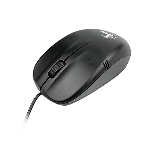 [XTM-205] Xtech - Mouse - USB - Wired - All black - 3D 3-button XTM-205 - 1000dpi