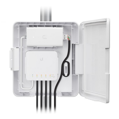 [USW-Flex-Utility] Ubiquiti UniFi Switch Flex Utility - Recinto de dispositivo de red - instalable en poste - exterior