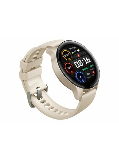 [30258] Xiaomi Mi Watch - Beige - reloj inteligente con correa - TPU - beige - tamaño de la muñeca: 130-220 mm - pantalla luminosa 1.39" - Bluetooth - 32 g
