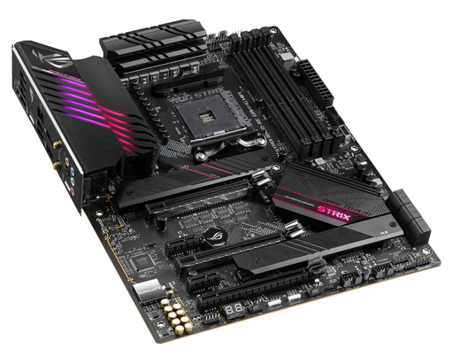 [ROGSTRIXB550-XEGAMINGWIFI] ASUS ROG STRIX B550-XE GAMING WIFI - Placa base - ATX - Socket AM4 - AMD B550 - USB-C, USB-C Gen2, USB 3.2 Gen 1, USB 3.2 Gen 2 - 2.5 Gigabit LAN, Wi-Fi, Bluetooth - Tarjeta gráfica (CPU necesaria) - HD Audio (8-canales)