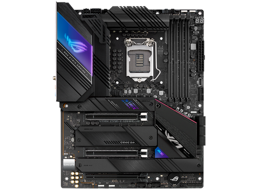 [ROGSTRIXZ590-EGAMINGWIFI] ASUS ROG STRIX Z590-E GAMING WIFI - Placa base - ATX - Socket LGA1200 - Z590 - USB-C Gen2, USB 3.2 Gen 1, USB 3.2 Gen 2, USB-C Gen 2x2 - 2 x 2.5 Gigabit LAN - Tarjeta gráfica (CPU necesaria)