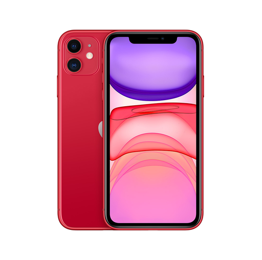 [MHDK3LZ/A] Apple iPhone 11 - (PRODUCT) RED - teléfono inteligente - SIM doble - 4G Gigabit Class LTE - 128 GB - 6.1" - 1792 x 828 píxeles (326 ppi) - Liquid Retina HD display (cámara frontal de 12 MP) - 2 x cámaras traseras - rojo