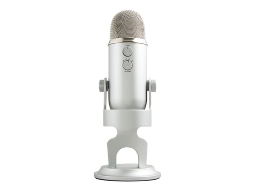 [988-000103] Blue Microphones Yeti - Micrófono - USB - plata