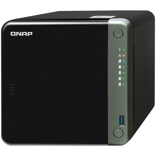 [TS-453D-8G-US] QNAP TS-453D - Servidor NAS - 4 compartimentos - SATA 6Gb/s - RAID 0, 1, JBOD - RAM 8 GB - 2.5 Gigabit Ethernet - iSCSI