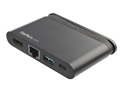 [DKT30CHCPD] StarTech.com Adaptador Multipuertos USB-C con HDMI 1xA - 1xC - PD 3.0 de 100W - para Mac y Windows - PD 3.0 de 100W - Adaptador USB C - GbE - Estación de conexión - USB-C - GigE