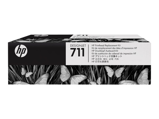 [C1Q10A] HP 711 - Negro, amarillo, cián, magenta - cabezal de impresión - para DesignJet T120 ePrinter, T520 ePrinter