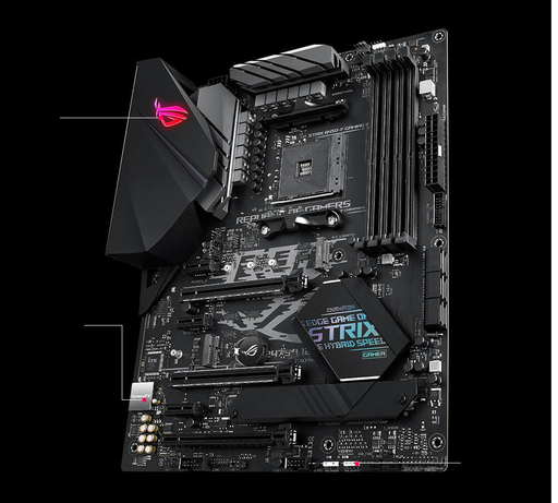 [ROGSTRIXB450-FGAMINGII] ASUS - ROG STRIX B450-F GAMING II - Motherboard - ATX - Socket AM4 - AMD B450 - para Ryzen - AMD Radeon Vega