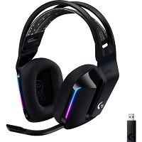 [981-000863] Logitech G733 LIGHTSPEED Wireless RGB Gaming Headset - Auricular - 7.1 canales - tamaño completo - 2,4 GHz - inalámbrico - negro