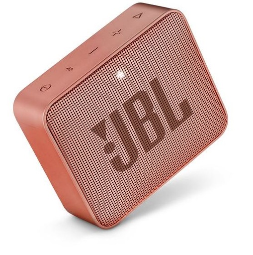 [JBLGO2CINNAMONAM] JBL Go 2 - Altavoz - para uso portátil - inalámbrico - Bluetooth - 3 vatios - Canela - 5 horas de reproducción - Resistente al agua - Entrada de cable de audio