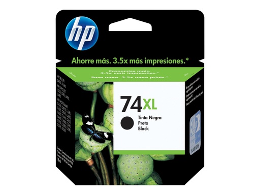 [CB336WL] HP 74XL - 18 ml - Alto rendimiento - negro - original - cartucho de tinta - para Deskjet D4260; Officejet J5730, J5780; Photosmart C4280, C4383, C5280, D5360
