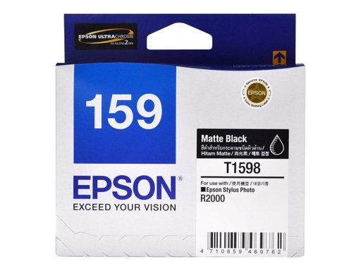 [T159820] Epson 159 - Negro mate - original - cartucho de tinta - para Stylus Photo R2000
