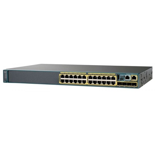[WS-C2960X-24TS-L] Cisco Catalyst 2960X-24TS-L - Conmutador - Gestionado - 24 x 10/100/1000 + 4 x Gigabit SFP - sobremesa, montaje en rack