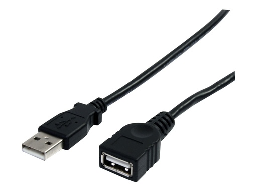 [USBEXTAA6BK] StarTech.com Cable de 1,8m de Extensión Alargador USB 2.0 de alta velocidad Hi Speed - Macho a Hembra USB A - Extensor - Negro - Cable alargador USB - USB (M) a USB (H) - USB 2.0 - 1.8 m - negro - para P/N: 35FCREADBK3, ICUSB2321F, ICUSB232V2, LTUB1MBK, MSDREADU2OTG, ST4200MINI2, UUSBOTG