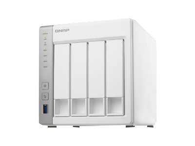 [TS-431P-US] QNAP TS-431P - Servidor NAS - 4 compartimentos - SATA 6Gb/s - RAID 0, 1, 5, 6, 10, JBOD, 5 Hot Spare, intercambio en caliente 6, 10 repuesto rápido - RAM 1 GB - Gigabit Ethernet - iSCSI