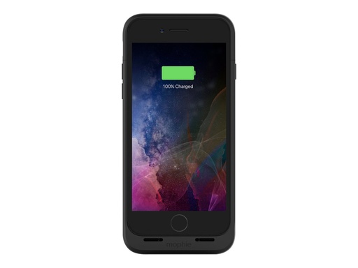 [3673_JPA-iP7-BLK] mophie Juice Pack Air - Paquete de baterías externas 2525 mAh (Lightning) - en el cable: Micro-USB - negro - para Apple iPhone 7/8