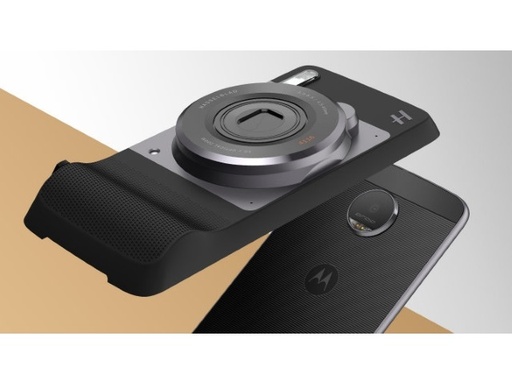 [11308N] Motorola - Moto Mods Camera - Hasselblad Black - 145g - 12 MP - Full HD 1080p a 30fps - Fotograma: JPG, DNG (RAW), Video: MPEG4 - Flash de xenón
