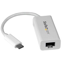 [US1GC30W] StarTech.com Adaptador de Red Gigabit USB-C - USB 3.1 Gen 1 (5 Gbps) - Blanco - Adaptador de red - USB-C - Gigabit Ethernet - blanco